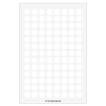 Permanent colour dot paper labels, Hagaki sheets – ProSciTech