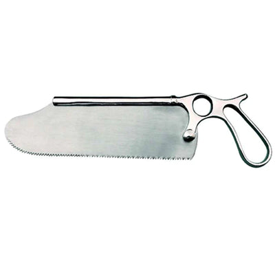Wide blade stainless steel bone saw