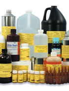 assorted bottles of chemicals