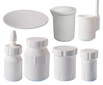 PTFE - Beakers, Dishes, and Bottles