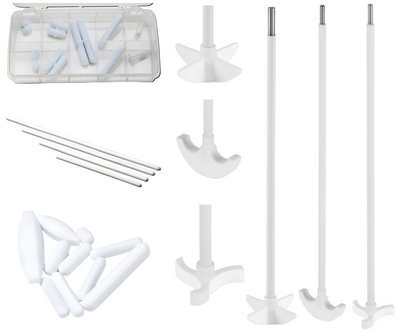 PTFE - Stir bars, Rods and Impellers