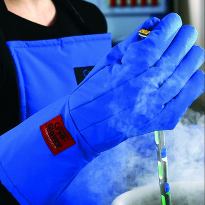blue cryo protection glove
