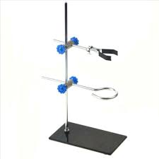 metal retort stand and clamps