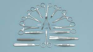 assorted surgical and dissection tools