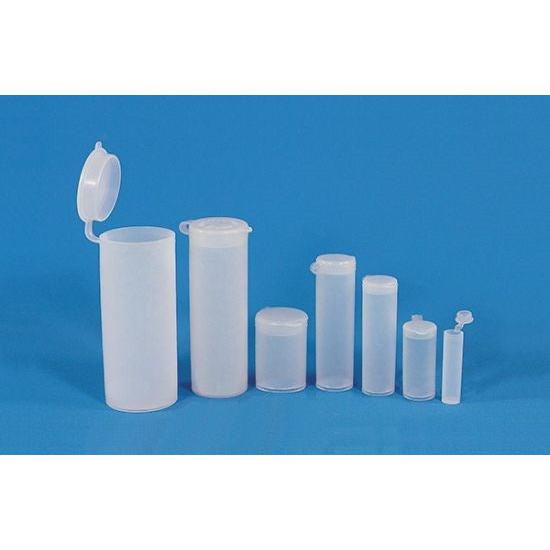 Sample vials with snap cap, PE