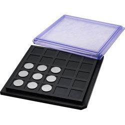 Conductive black plastic sample storage trays and lids, anti-static