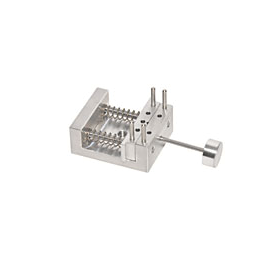 SEM vice specimen mount, springloaded, M4 cylinder