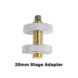 SEM stage adapter assemblies and parts for FEI/Philips, M6-fine with M4 top