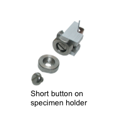 SEM short button with M4 screw for dovetail stage adapter