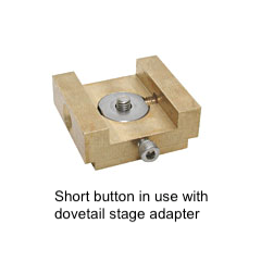 SEM short button with M4 screw for dovetail stage adapter