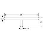 SEM specimen mounts, 18-38mm dia., pin mount