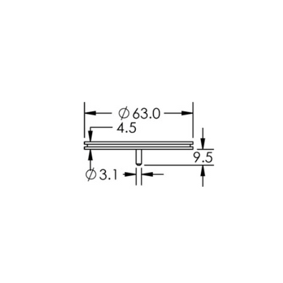 SEM large specimen mounts, pin mount