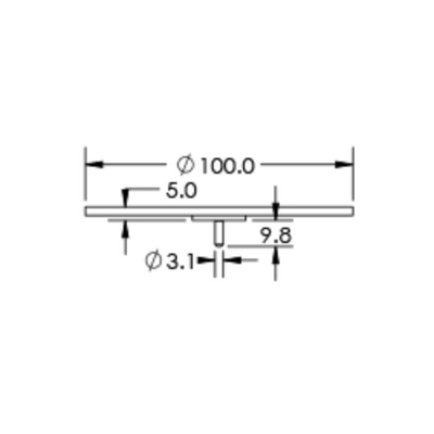 SEM large specimen mounts, pin mount