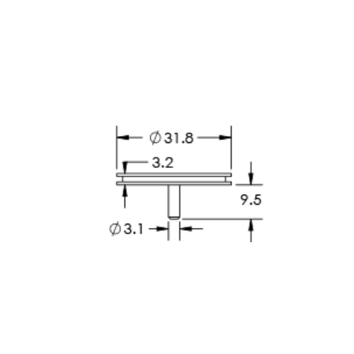 SEM medium specimen mounts, pin mount