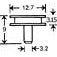 SEM forensic sampling specimen mounts, pin mount