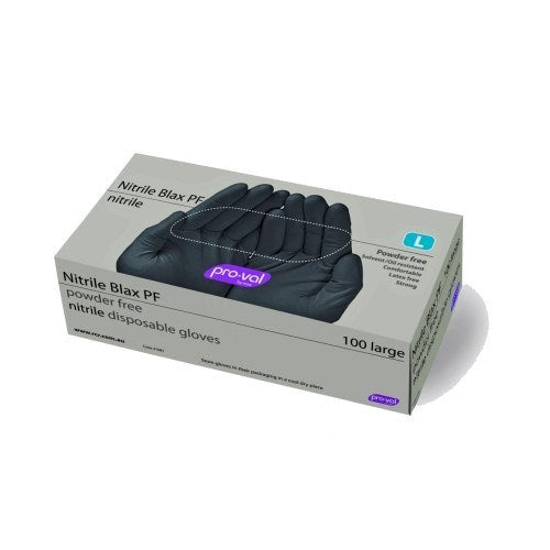 Nitrile disposable gloves, powder-free