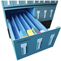 OmniStor slide and cassette storage system