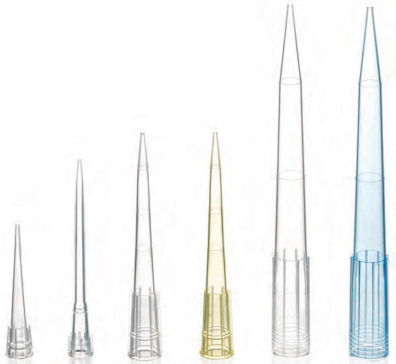 Pipette tips, universal fit low retention 1-300μl