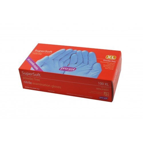 Nitrile super soft gloves, powder-free, examination grade