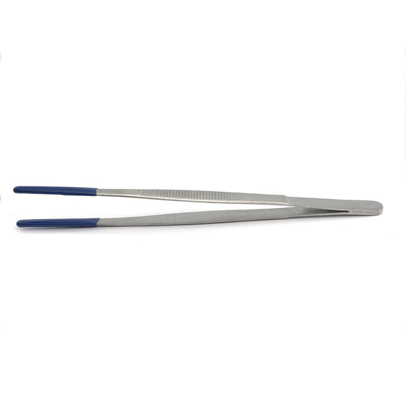 Retrieving tweezers, plastic coated tips