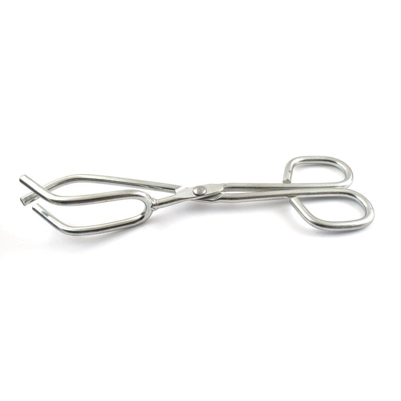 Beaker tongs with 3 prongs, nickel plated, 6 x 230mm