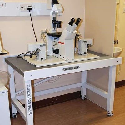 Microscope air tables, stainless steel