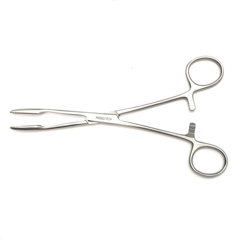 Pean forceps, bulbous serrated tip