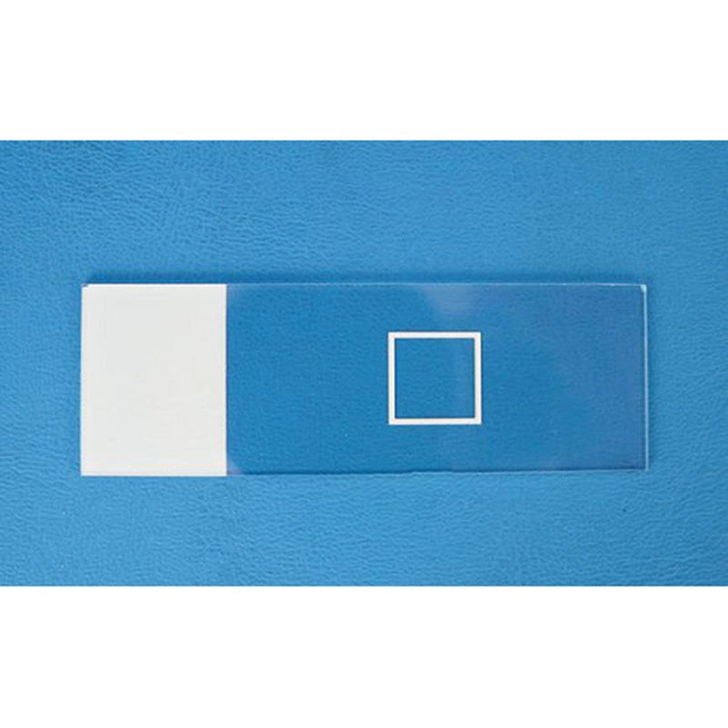 PTFE printed microscope slides, square wells