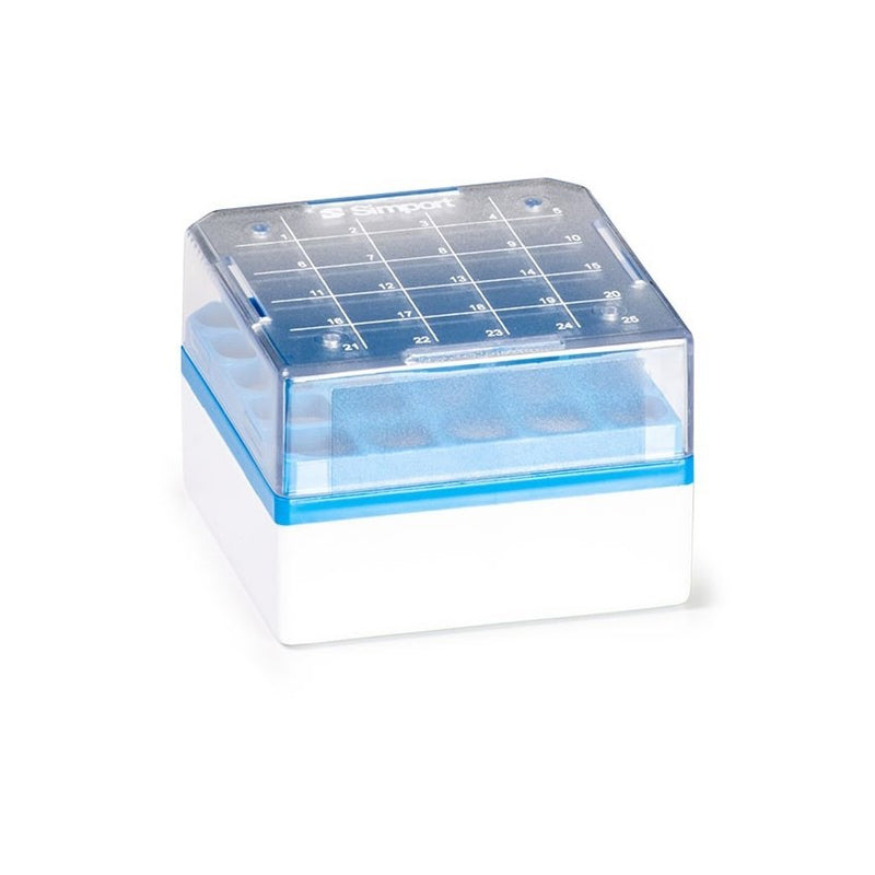 CRYOSTORE tube storage boxes, 25-place, PC