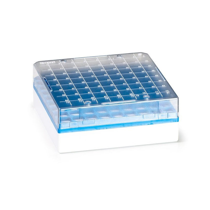 CRYOSTORE tube storage boxes, 81-place, PC