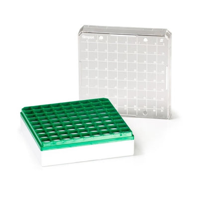 CRYOSTORE tube storage boxes, 81-place, PC