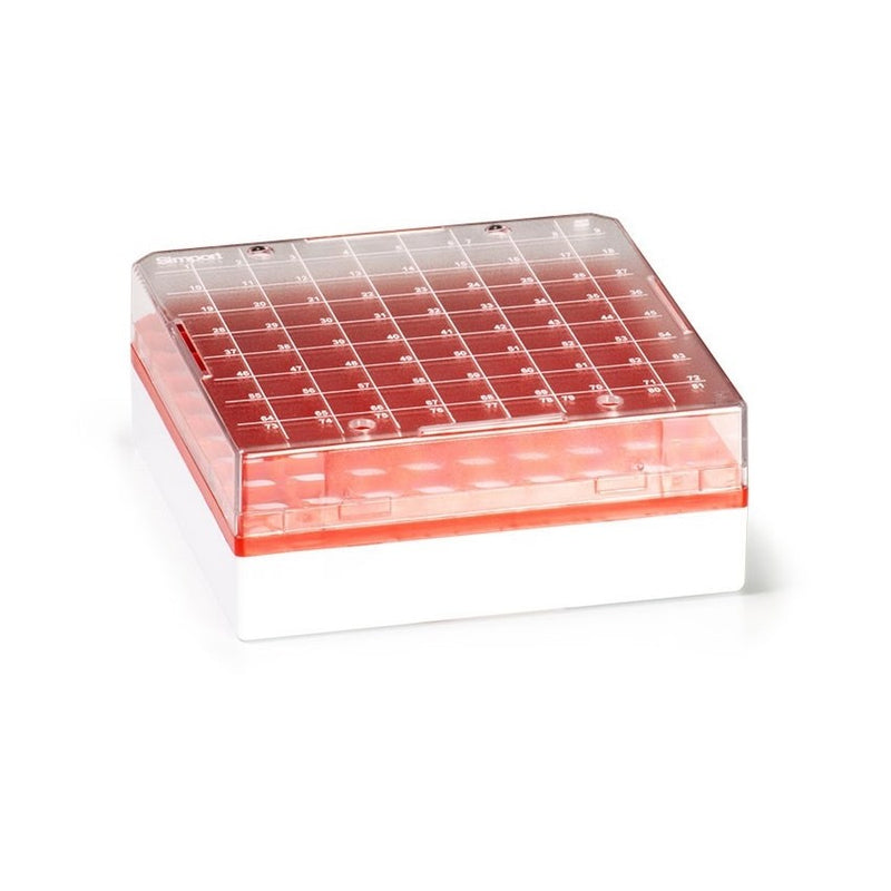 CRYOSTORE tube storage boxes, 81-place, PC