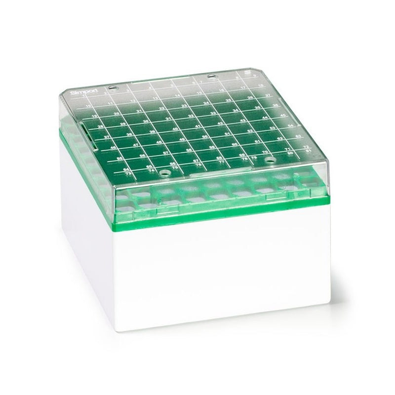 CRYOSTORE tube storage boxes, 81-place, PC