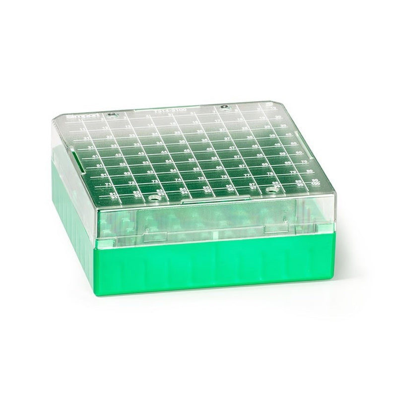 CRYOSTORE tube storage boxes, 100-place, PC