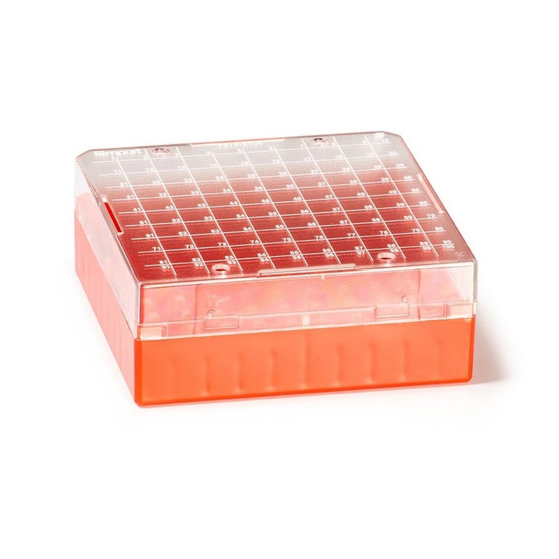 CRYOSTORE tube storage boxes, 100-place, PC