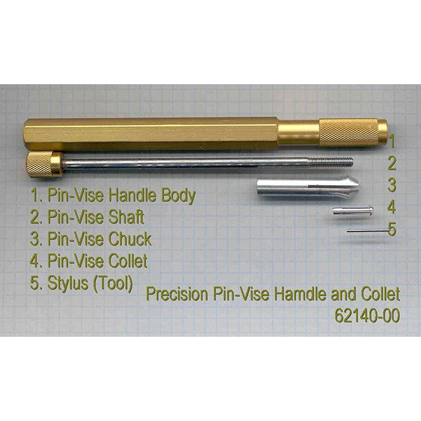 Precision diamond scribes and pin vice handle