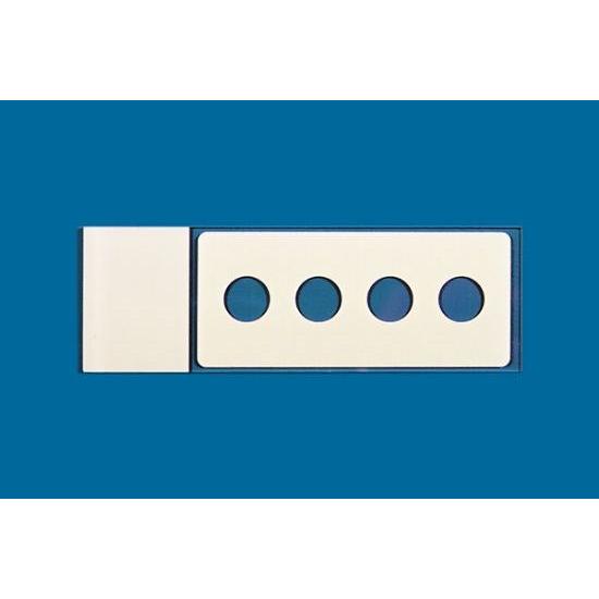 PTFE printed microscope slides, round wells