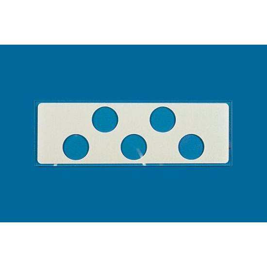 PTFE printed microscope slides, round wells