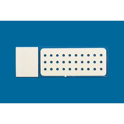 PTFE printed microscope slides, round wells