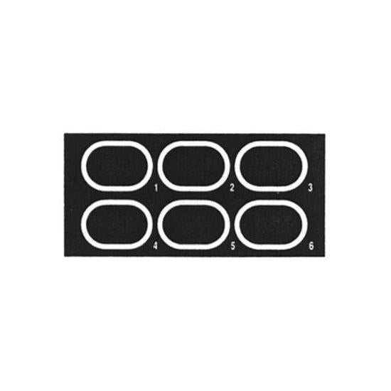 Macro-latex agglutination cavity slides