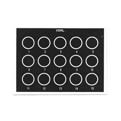 Macro-latex agglutination cavity slides
