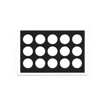 Macro-latex agglutination cavity slides