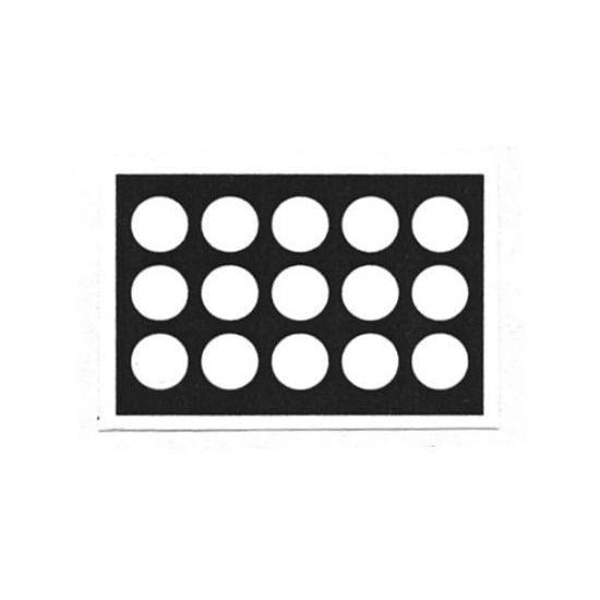 Macro-latex agglutination cavity slides