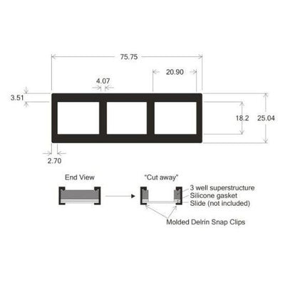 ProPlate re-usable slide modules, no clips