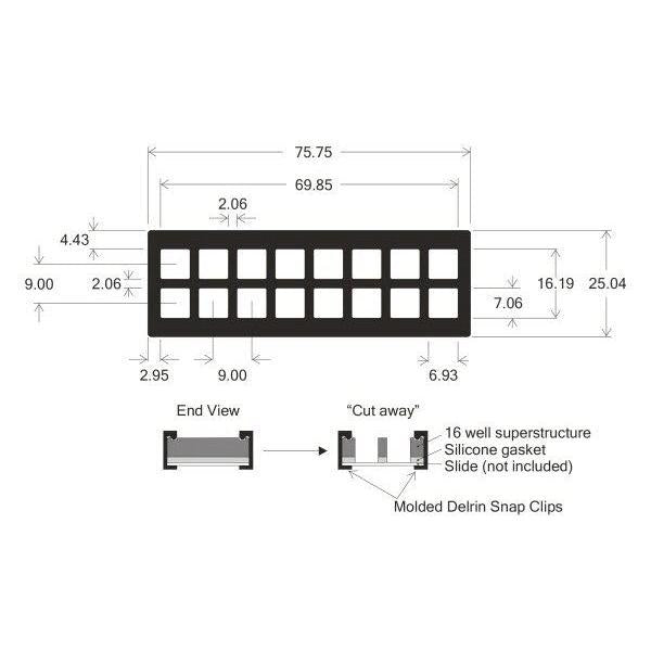 ProPlate re-usable slide modules, no clips
