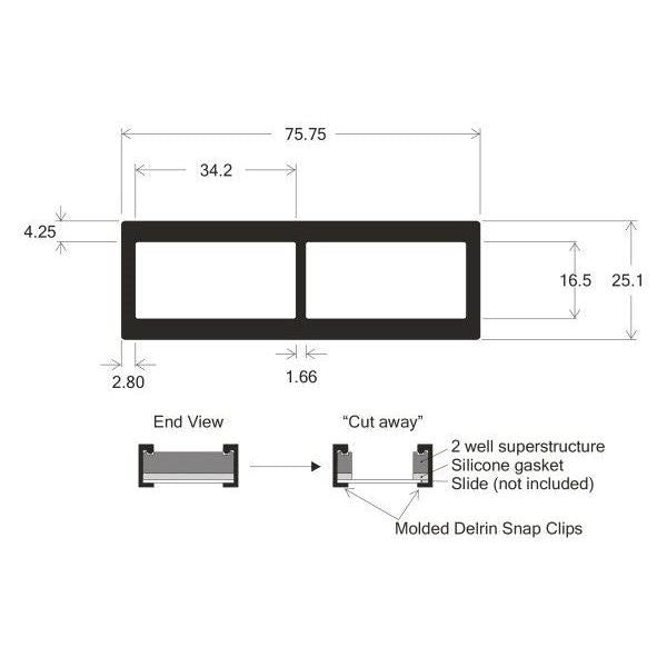 ProPlate silicone chamber slide gaskets
