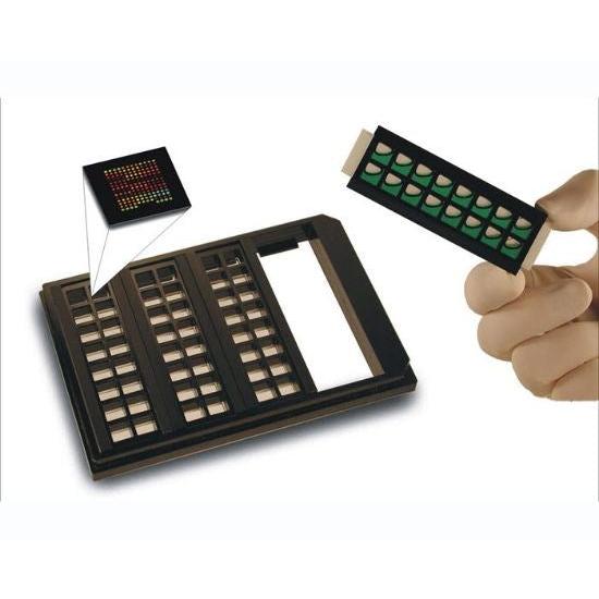 ProPlate microarray chamber slide system sets, delrin snap clips