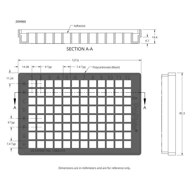 ProPlate adhesive SBS microtiter plates