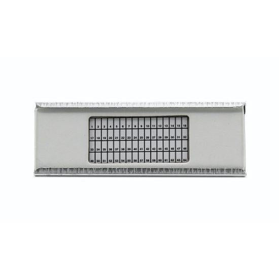 Cardboard cavity microscope slides with coverglass and holder