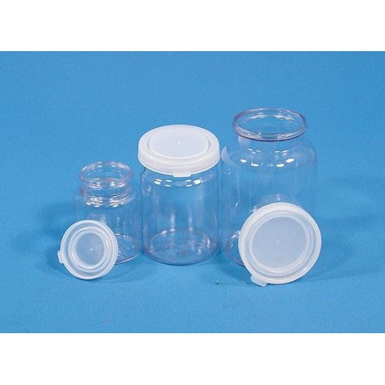 Sample bottles, transparent PVC